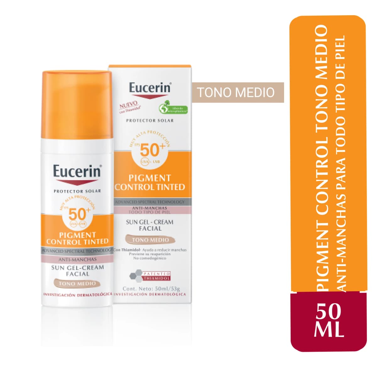 EUCERIN PIGMENT CONTROL TINTED ANTI MANCHAS TONO MEDIO