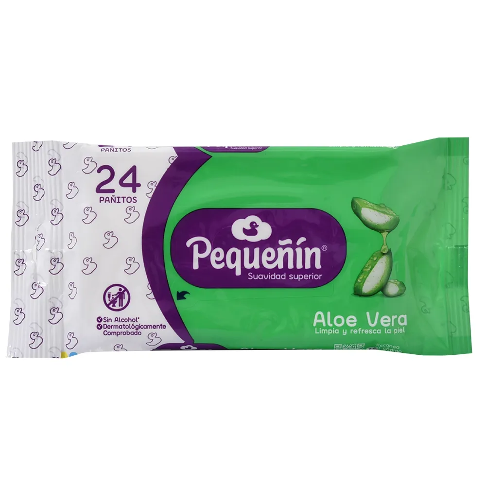 PEQUEÑIN WIPES ALOE VERA