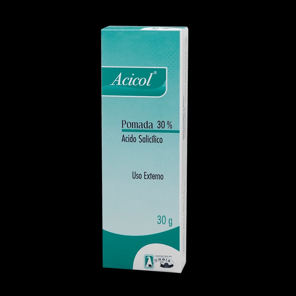 ACICOL POMADA ACIDO SALICILICO 30%