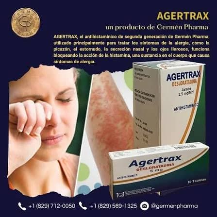 AGERTRAX DESLORATADINA JARABE