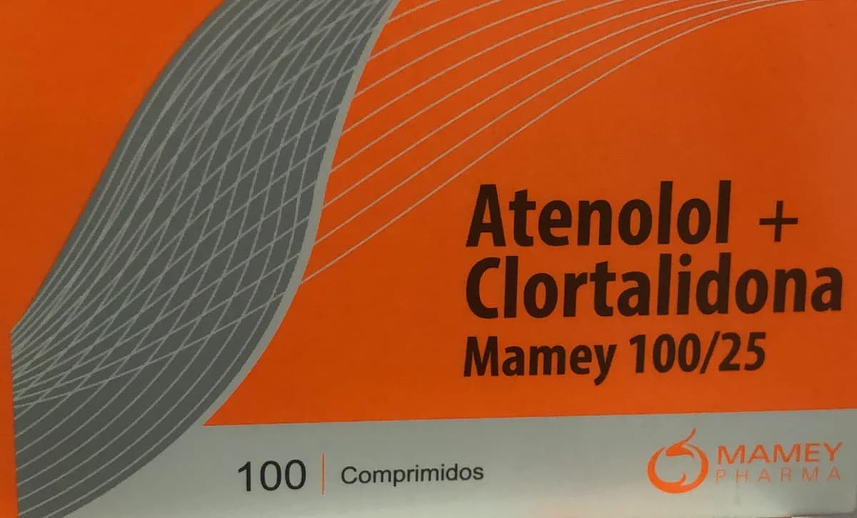 ATENOLOL CLORTALIDONA 100 25