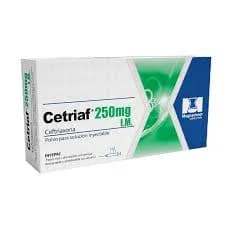 CETRIAF 250 MG IM (ALMACEN)