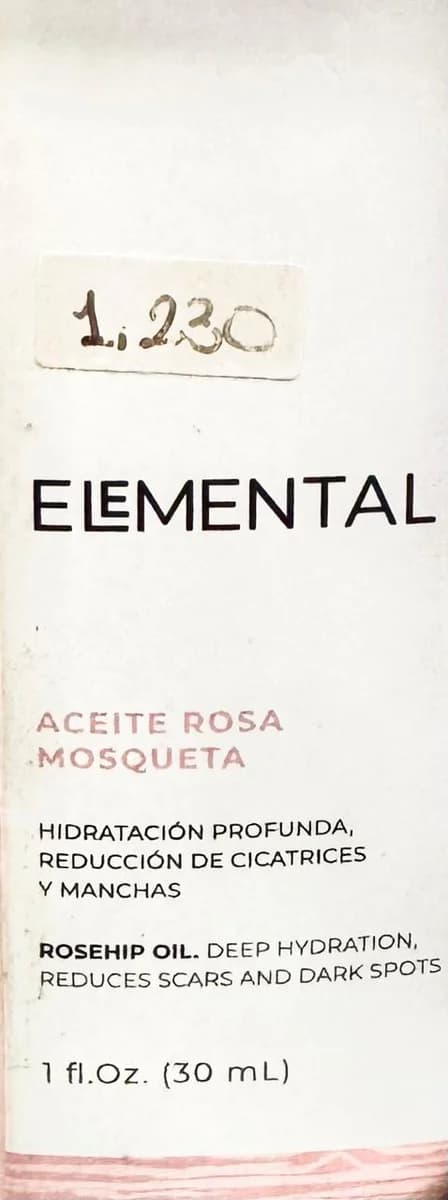 ELEMENTAL ACEITE ROSA MOSQUETA