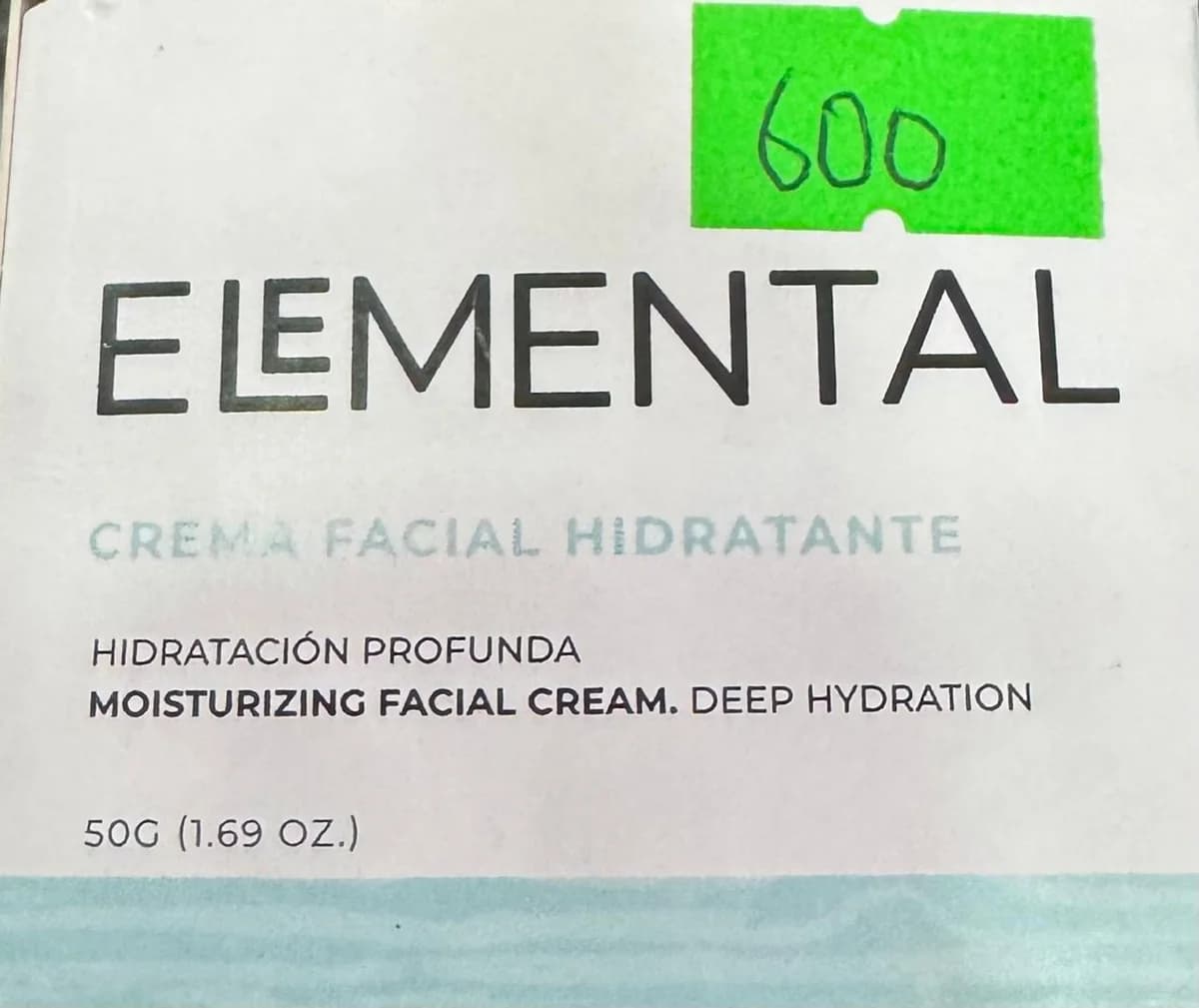 ELEMENTAL CREMA FACIAL HIDRATANTE