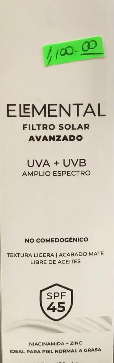 ELEMENTAL FILTRO SOLAR AVANZADO