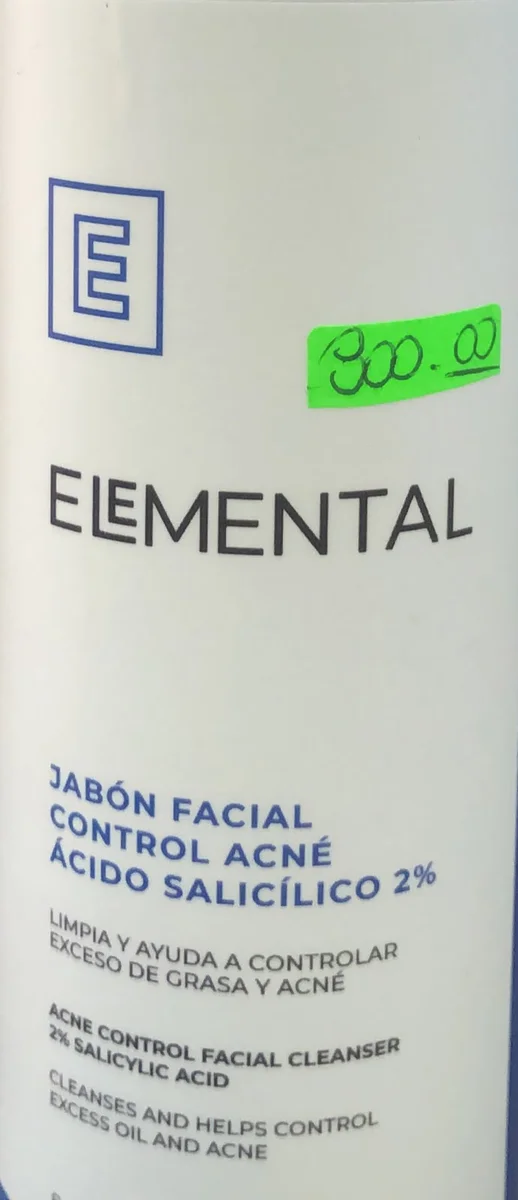 ELEMENTAL JABON FACIAL CONTROL ACNE