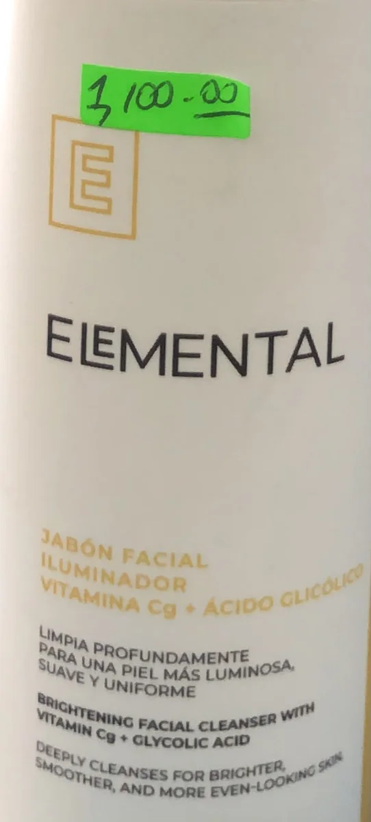 ELEMENTAL JABON FACIAL ILUMINADOR