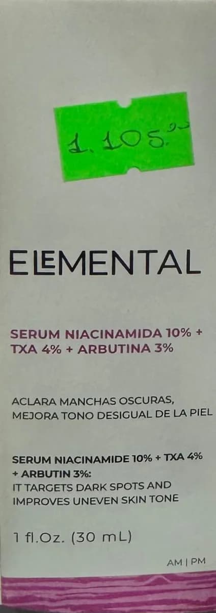 ELEMENTAL SRUM NIACINAMIDA 10