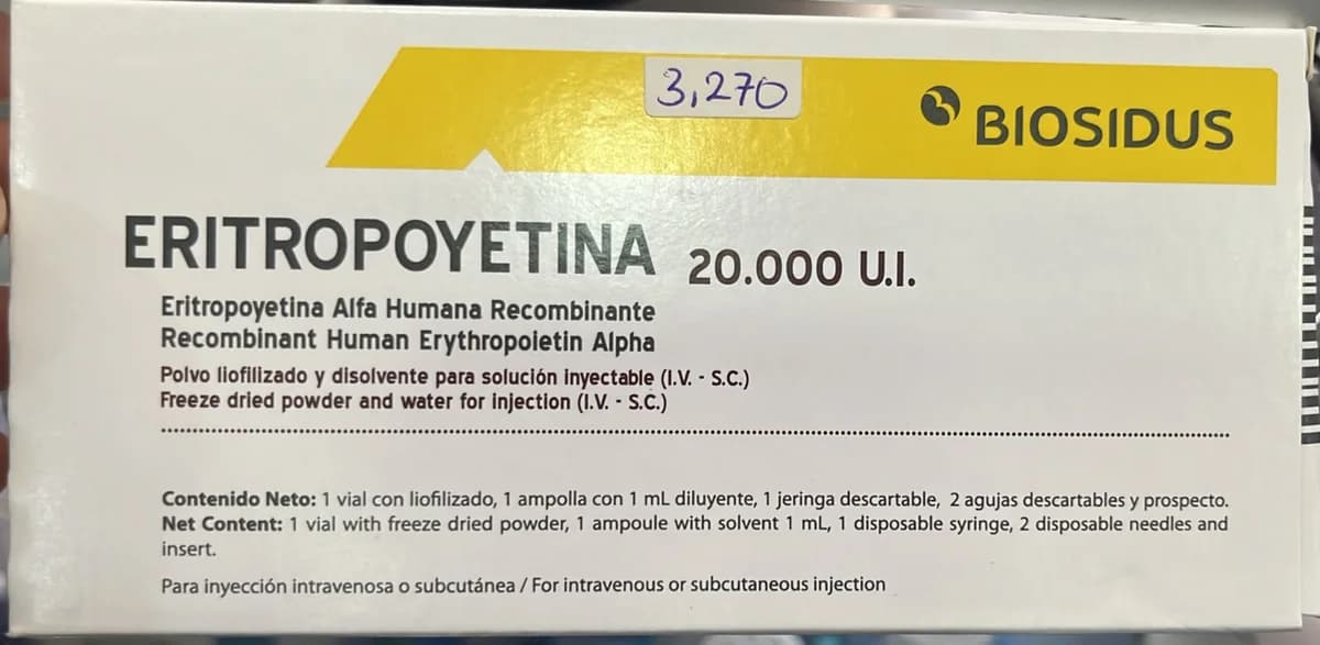 ERITROPOYETINA 20.000 U.I