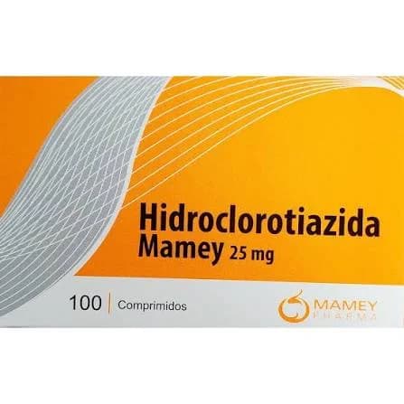 HIDROCLOROTIAZIDA 25MG