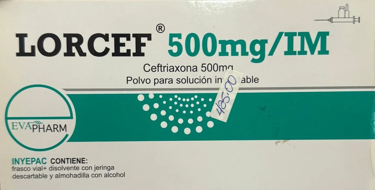 LORCEF 500MG IM