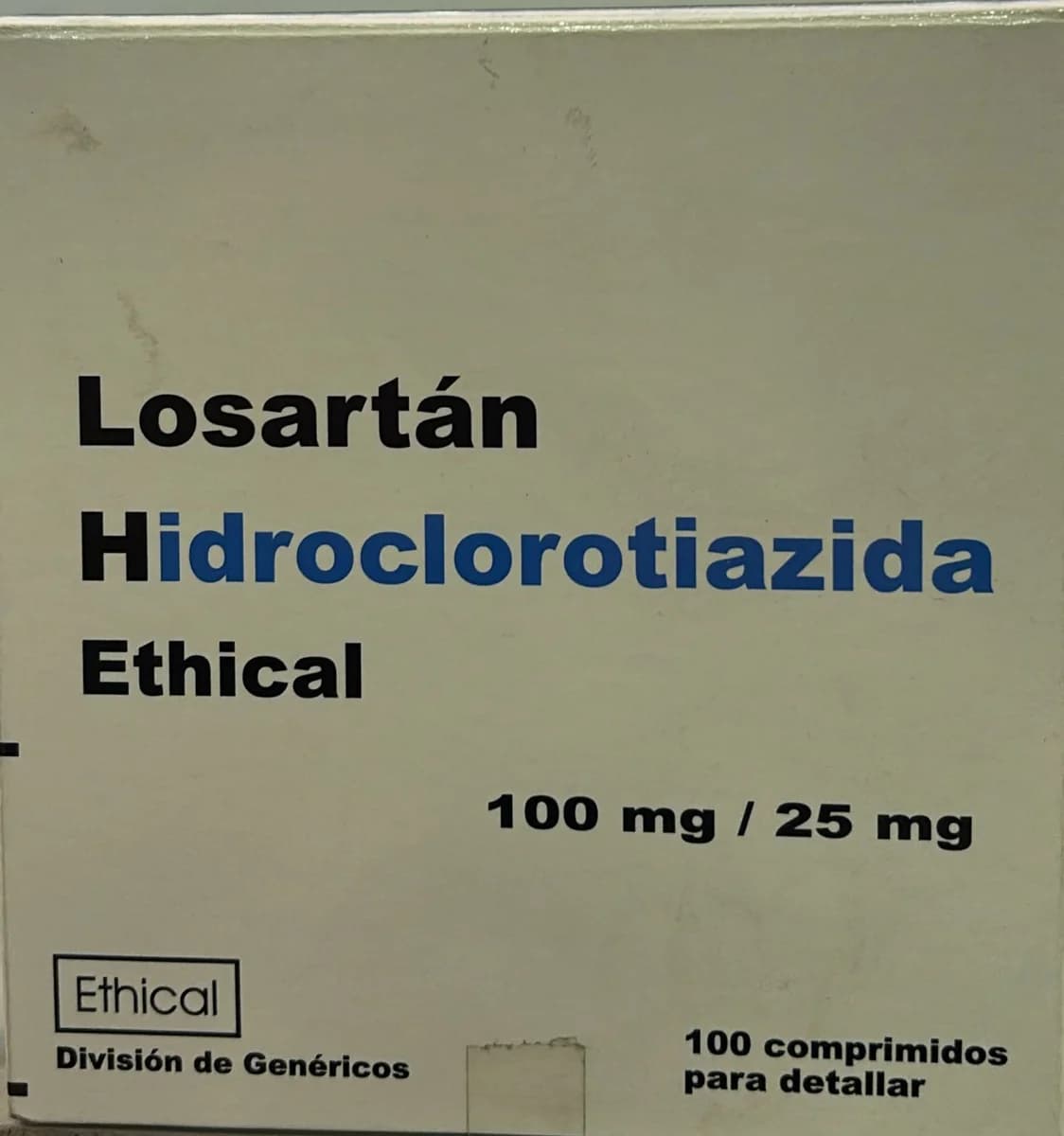 LOSARTAN+HIDROCLATIAZIDA 100/5