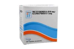 METFORMINA 850MG + GLIMEPIRIDA 4MG
