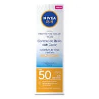NIVEA SUN PROTECTOR SOLAR FACIAL CON COLOR