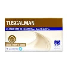 TUSCALMAN SUPOSITORIOS 18 MESES