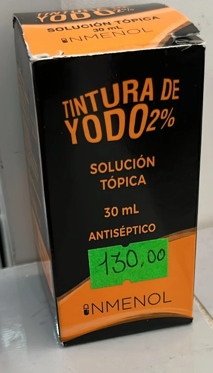 TINTURA DE YODO 2%