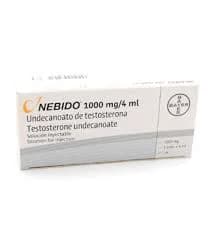 NEBIDO 1000MG AMPOLLA 4ML