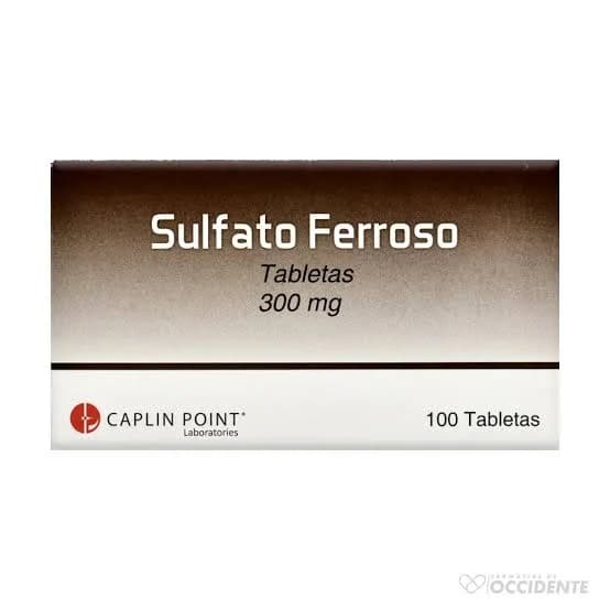 SULFATO FERROSO 300MG