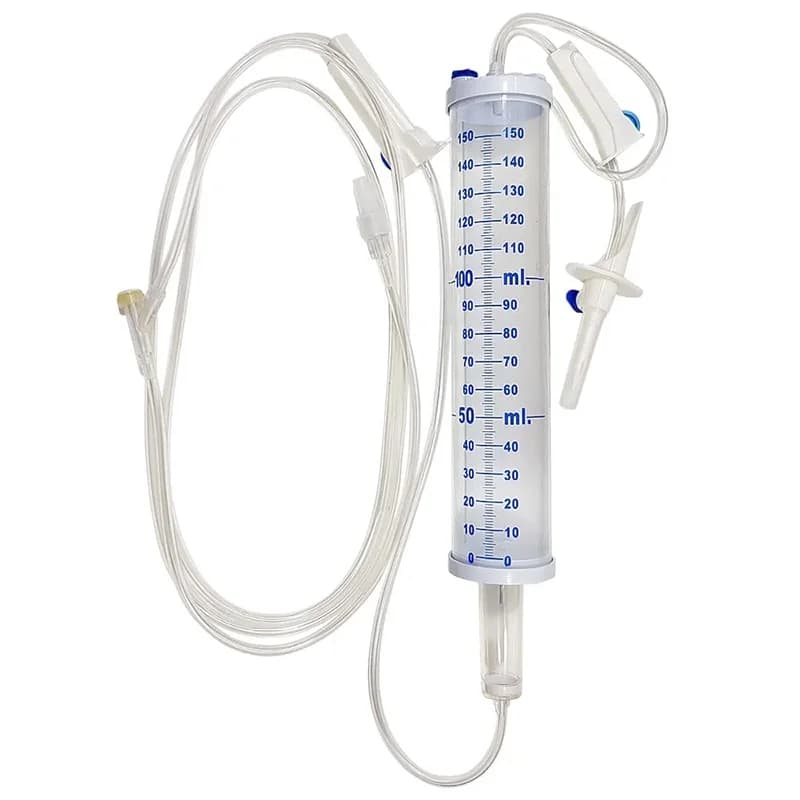SET DE INFUSION CON BURETA (MICROGOTERO)