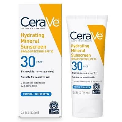 CERAVE HYDRATING MINERAL SUNSCREEN 30